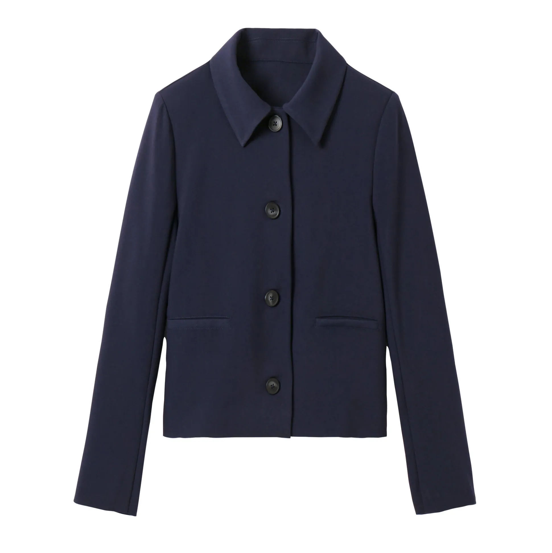 Effen korte blazer, kleine lengtes