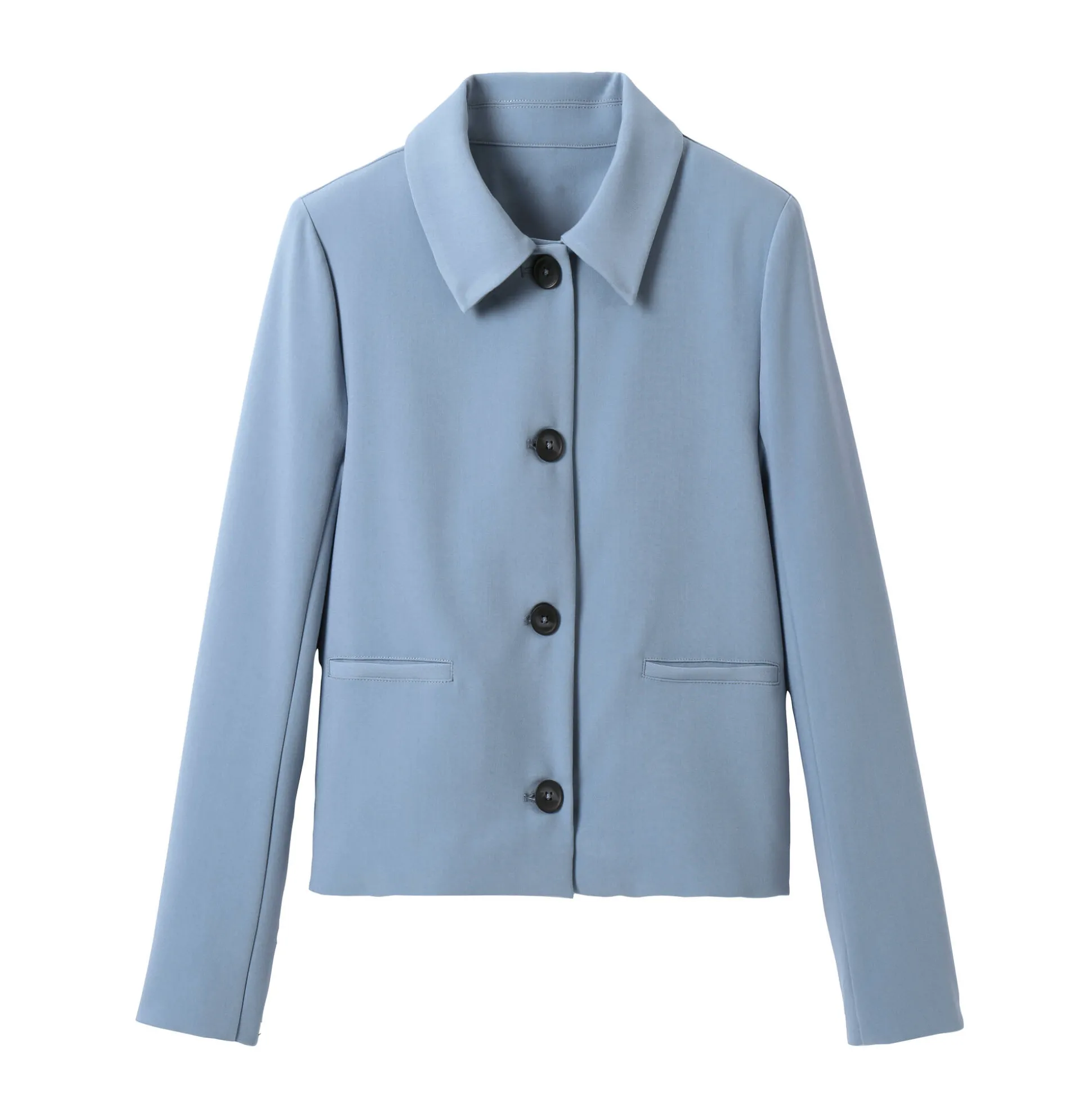 Effen korte blazer, kleine lengtes