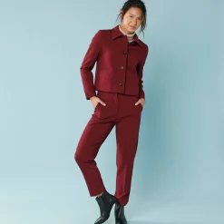 Effen korte blazer, kleine lengtes