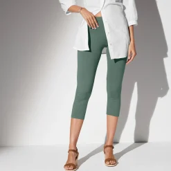 Effen 3/4-legging - set van 2