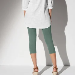Effen 3/4-legging - set van 2