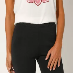 Effen 3/4-legging - set van 2