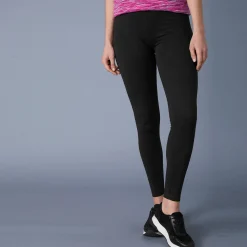 Effen legging in biokatoen