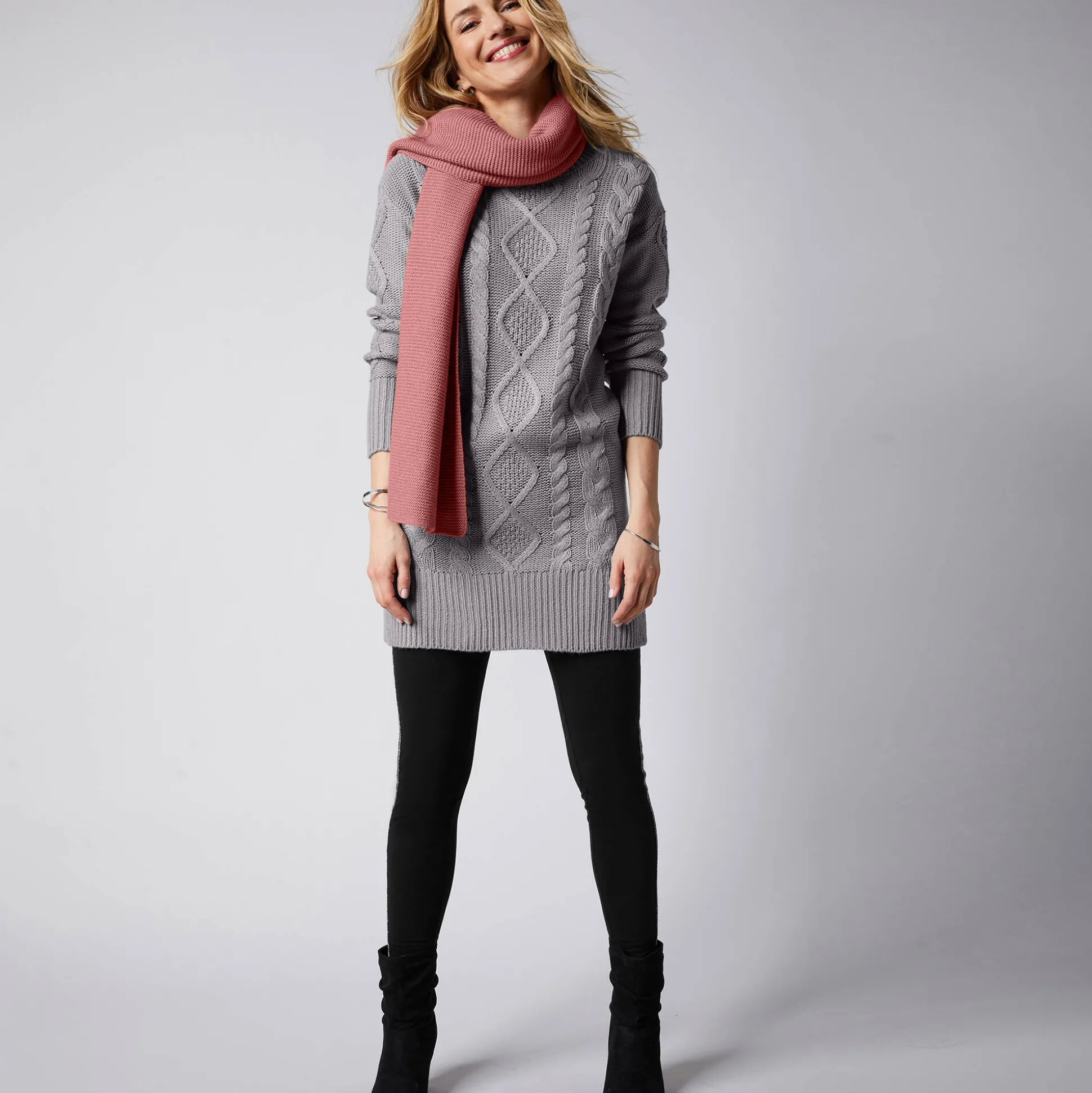 Effen legging met glanzende baan