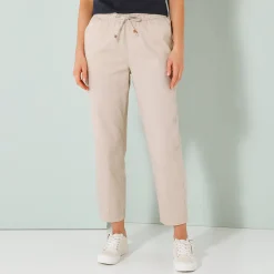 Effen mom fit 7/8-broek, katoen