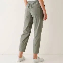 Effen mom fit 7/8-broek, katoen