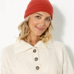 Effen muts in tricot