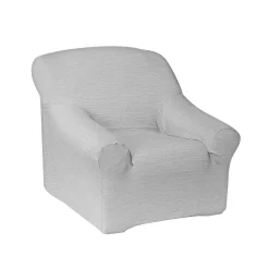 Effen rekbare hoes voor fauteuil en zitbank met armleuningen