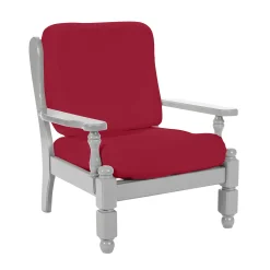 Effen, rekbare hoes voor rustieke fauteuil