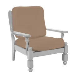 Effen, rekbare hoes voor rustieke fauteuil