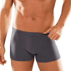 Effen shorty met elastische, overtrokken tailleband - set van 5