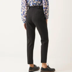 Effen slimbroek, milanotricot