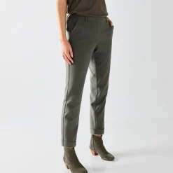 Effen tapered 7/8-broek