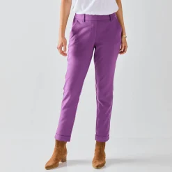 Effen tapered 7/8-broek