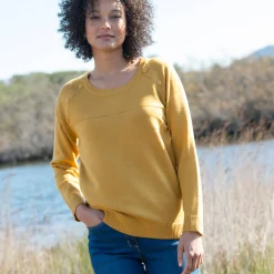Effen trui in marinestijl