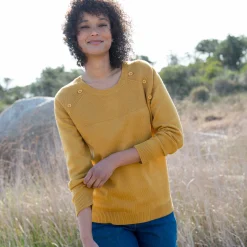 Effen trui in marinestijl
