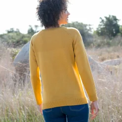 Effen trui in marinestijl