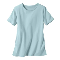 Effen T-shirt met korte mouwen