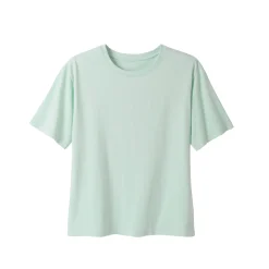 Effen T-shirt met korte mouwen, kleine lengtes