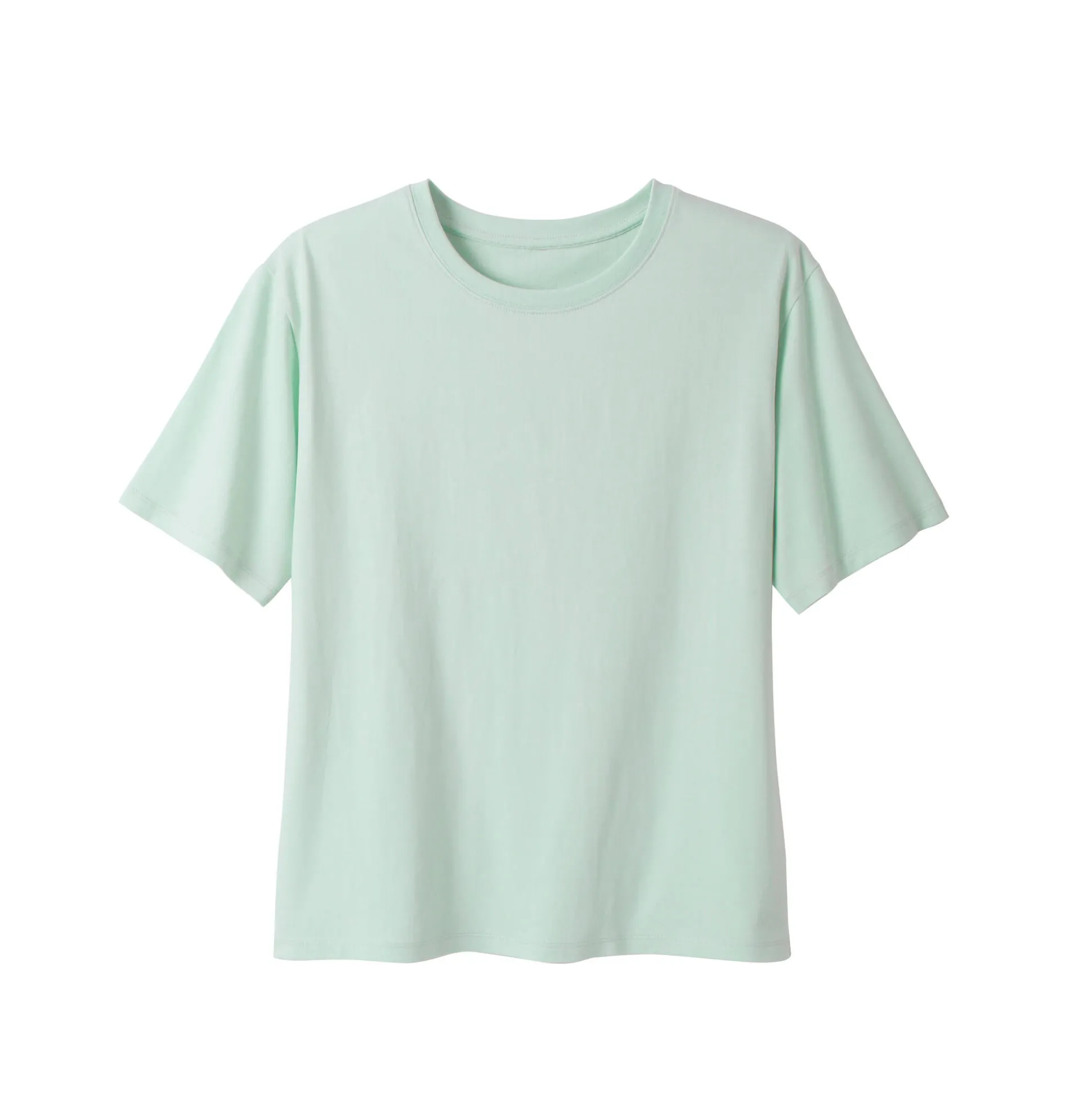 Effen T-shirt met korte mouwen, kleine lengtes