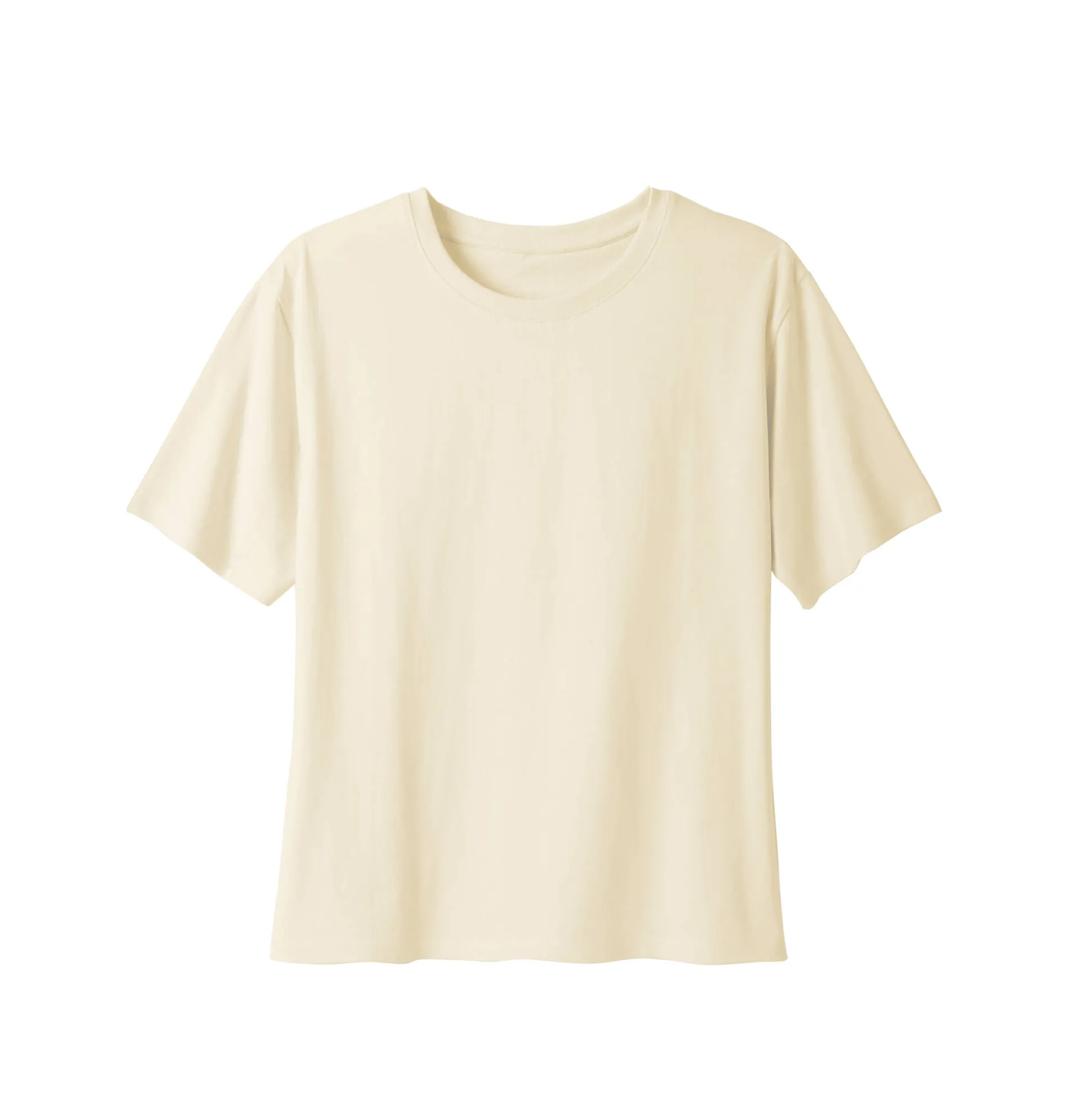 Effen T-shirt met korte mouwen, kleine lengtes