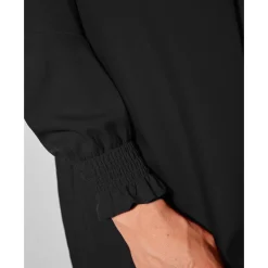 Effen tuniek met kant en lange mouwen