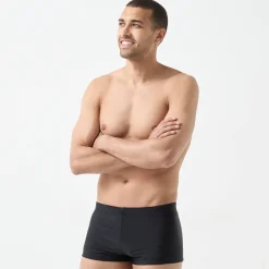Effen zwemshorty, zwart