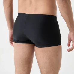 Effen zwemshorty, zwart
