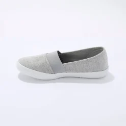 Elastische ballerina's in textiel