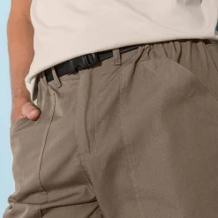 Elastische 3/4-broek + bijpassende ceintuur