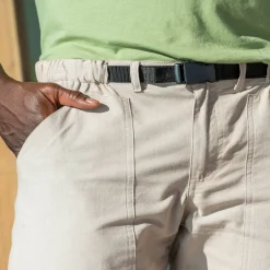 Elastische 3/4-broek + bijpassende ceintuur
