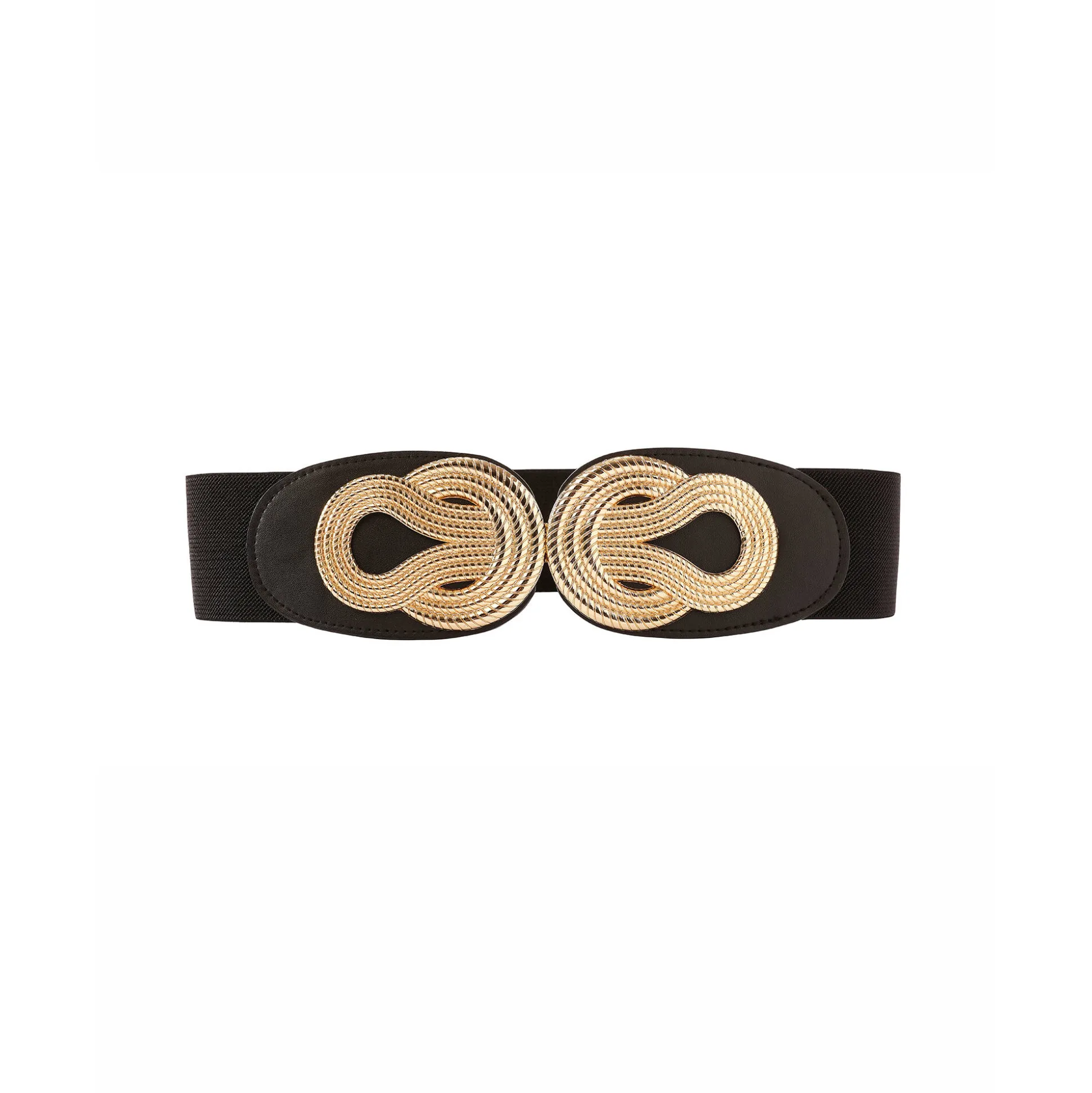 Elastische riem met dubbele gesp