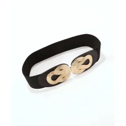 Elastische riem met dubbele gesp