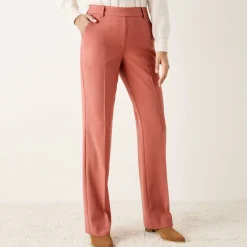 Elegante, rechte broek, effen