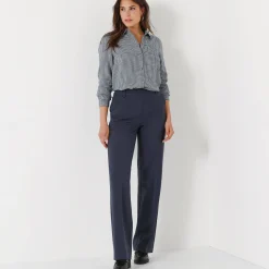 Elegante, rechte broek, effen