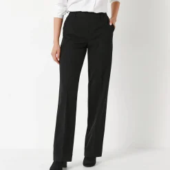 Elegante, rechte broek, effen