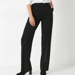 Elegante, rechte broek, effen