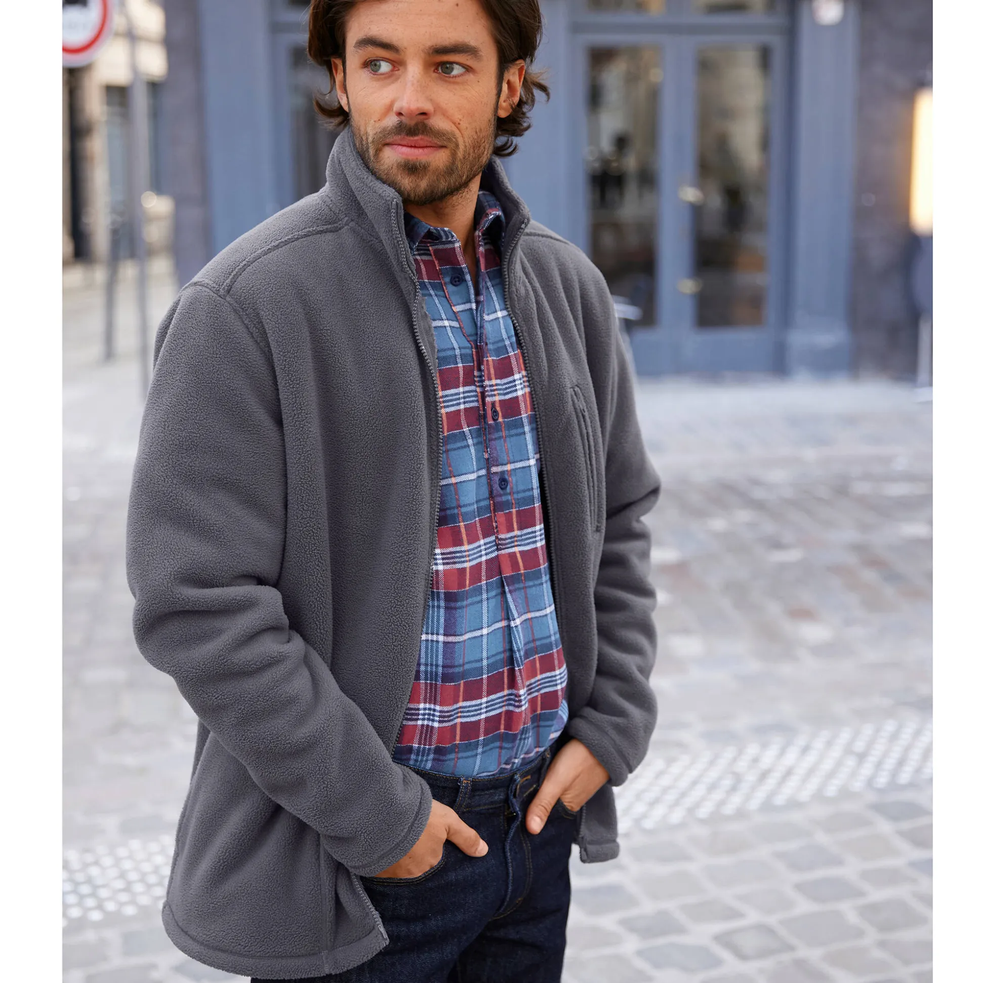 Extrawarme blouson in fleece