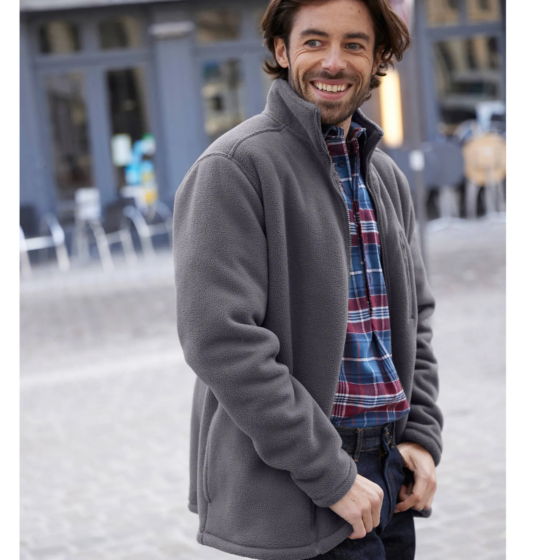 Extrawarme blouson in fleece