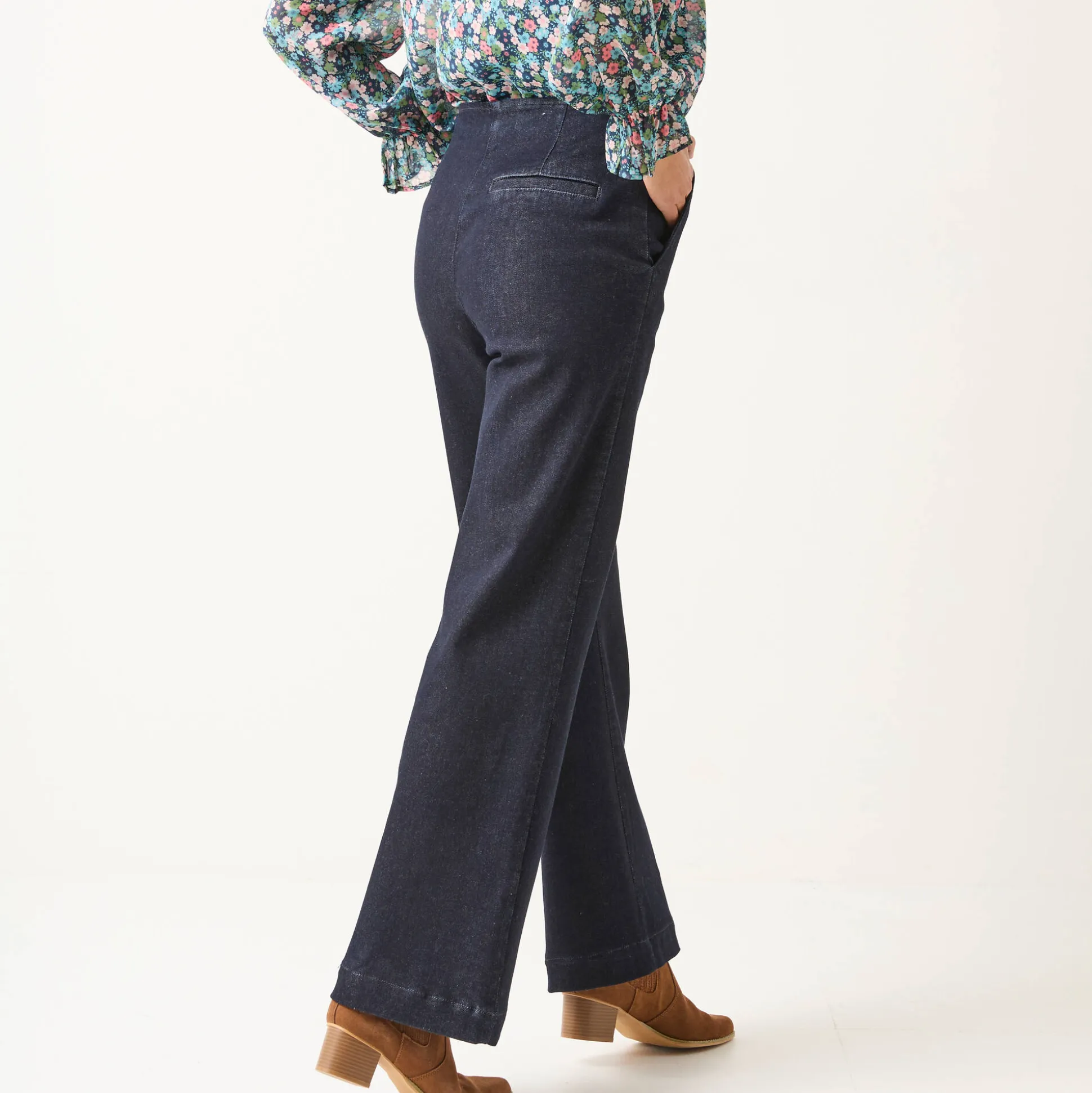 Flare jeans, hoge taille