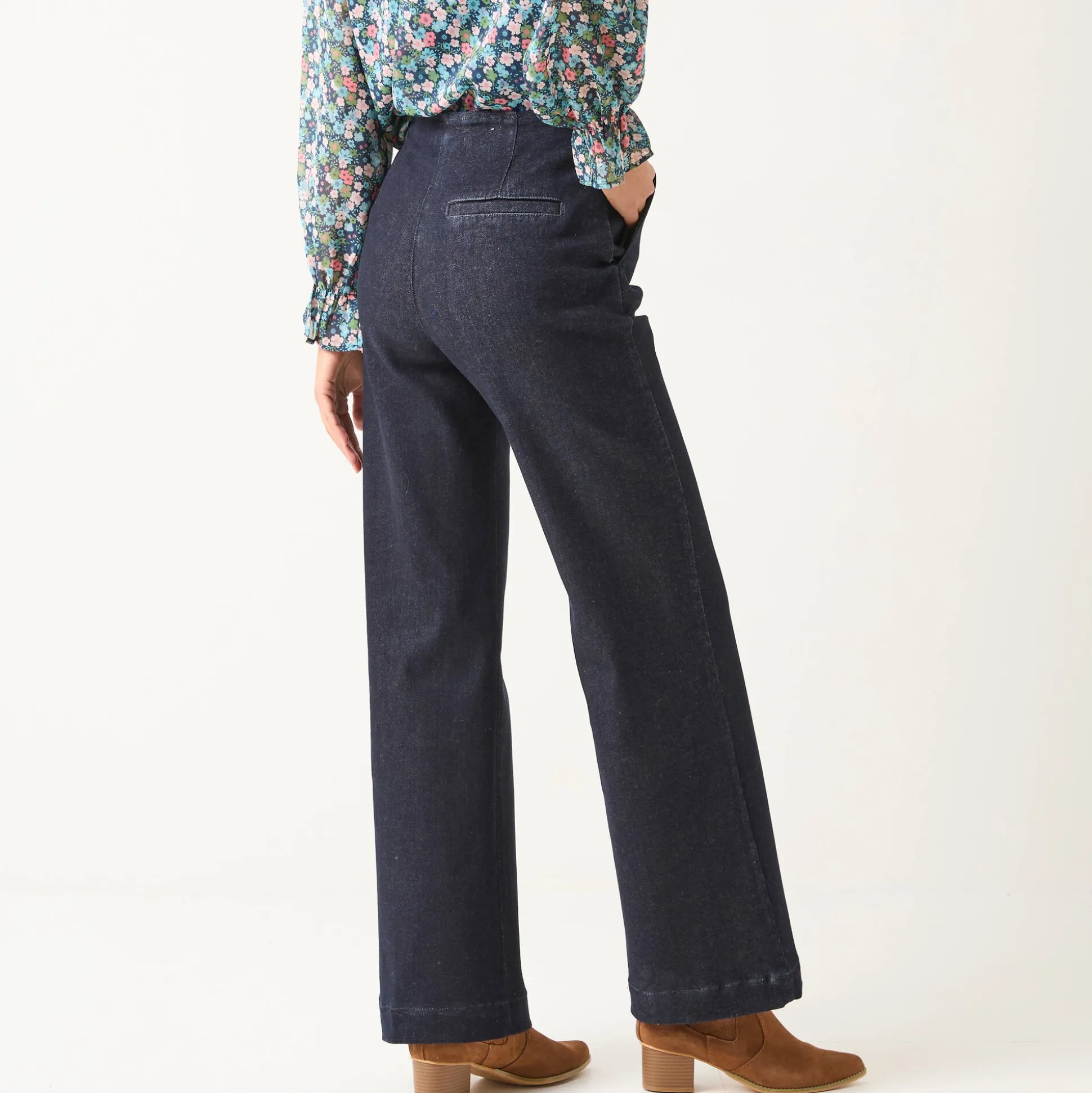 Flare jeans, hoge taille