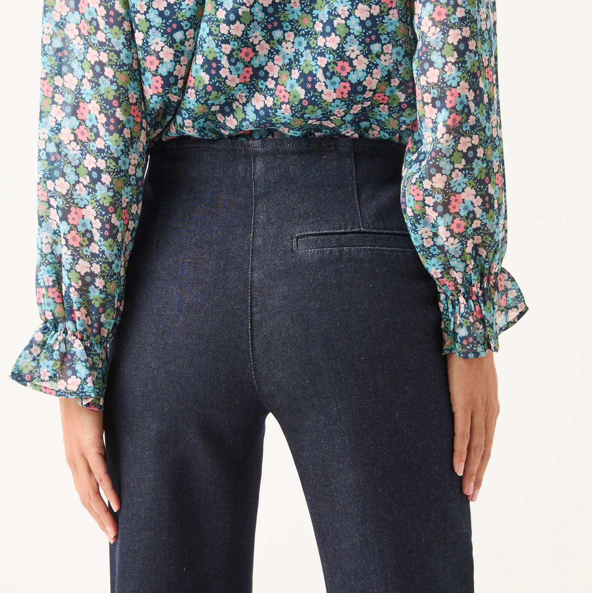 Flare jeans, hoge taille