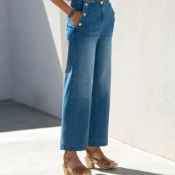 Flare jeans, hoge taille