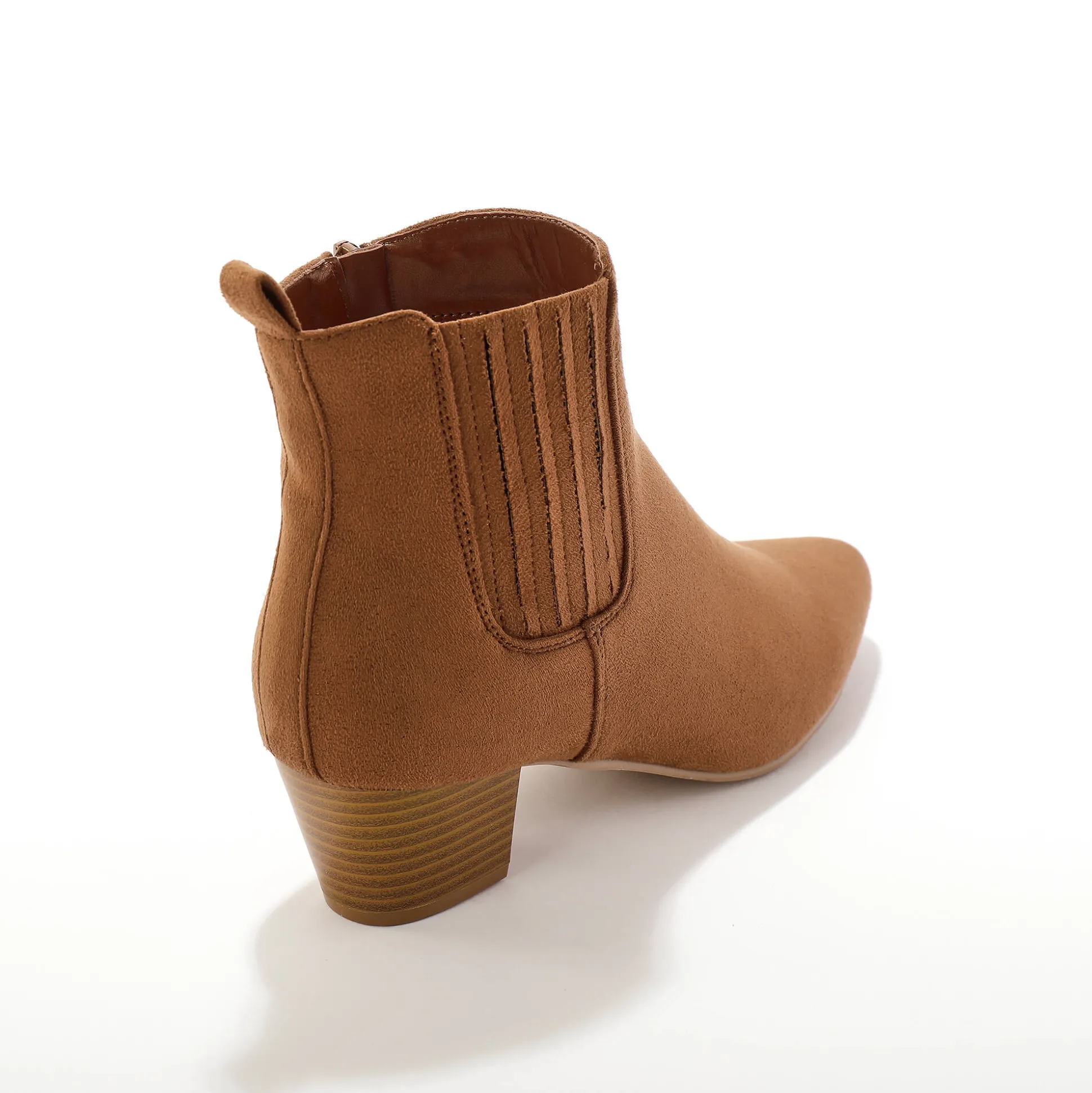Folk' boots met hak