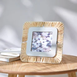 Fotokader in raffia