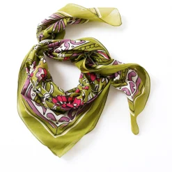 Foulard met Indische bloemenprint