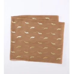Foulard met pluimmotief