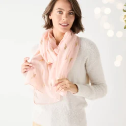 Foulard met pluimmotief