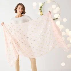 Foulard met pluimmotief
