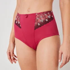 Gaineslip in microvezel en geborduurde tule Caminata